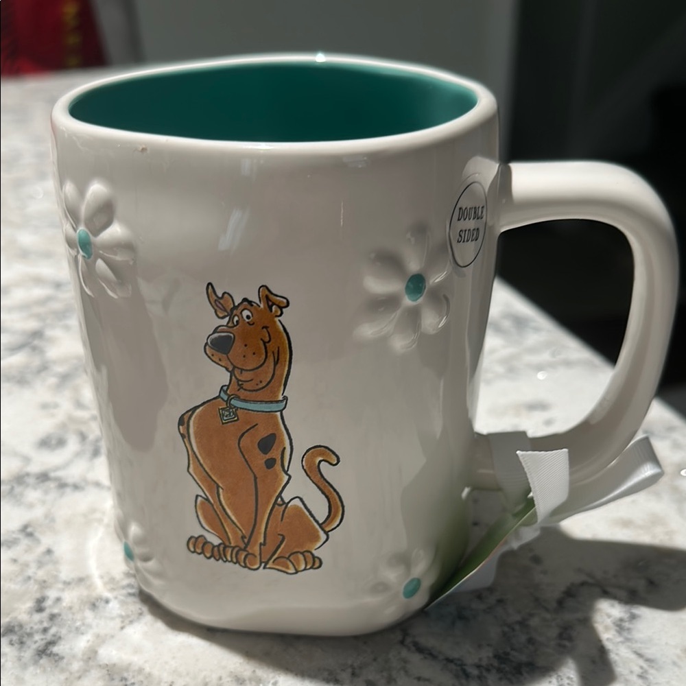 Rae Dunn Scooby-Doo Double Sided Ceramic Mug (NWT) - Picture 1 of 3